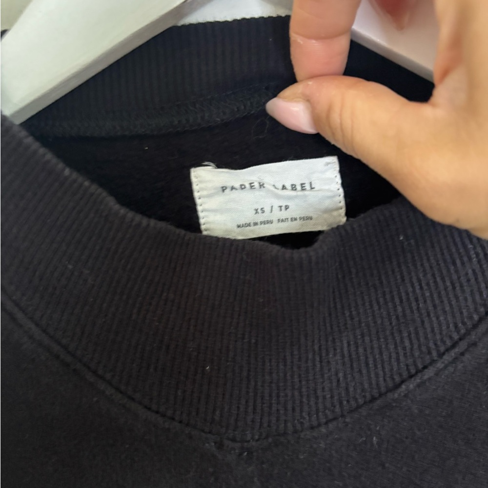 Paper Label Black High Neck Kyler Sweater (xs oversized) - Picture 2 of 5